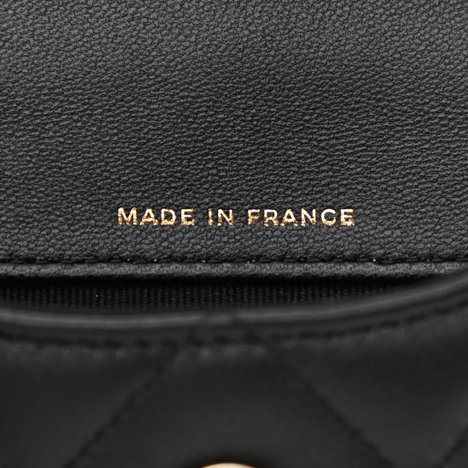 Chanel Lambskin Quilted Pearl Top Handle Clutch With Chain Black 8 of 13