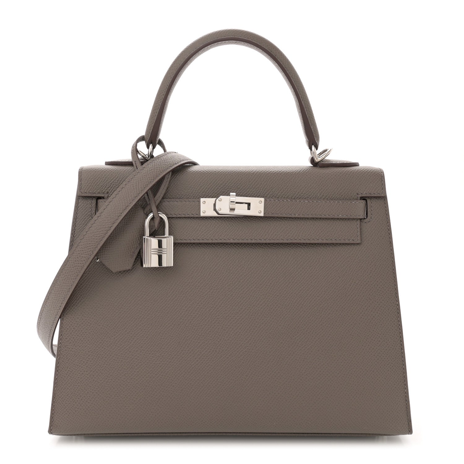 Hermes Epsom Kelly Sellier 25 Etain 1 of 12
