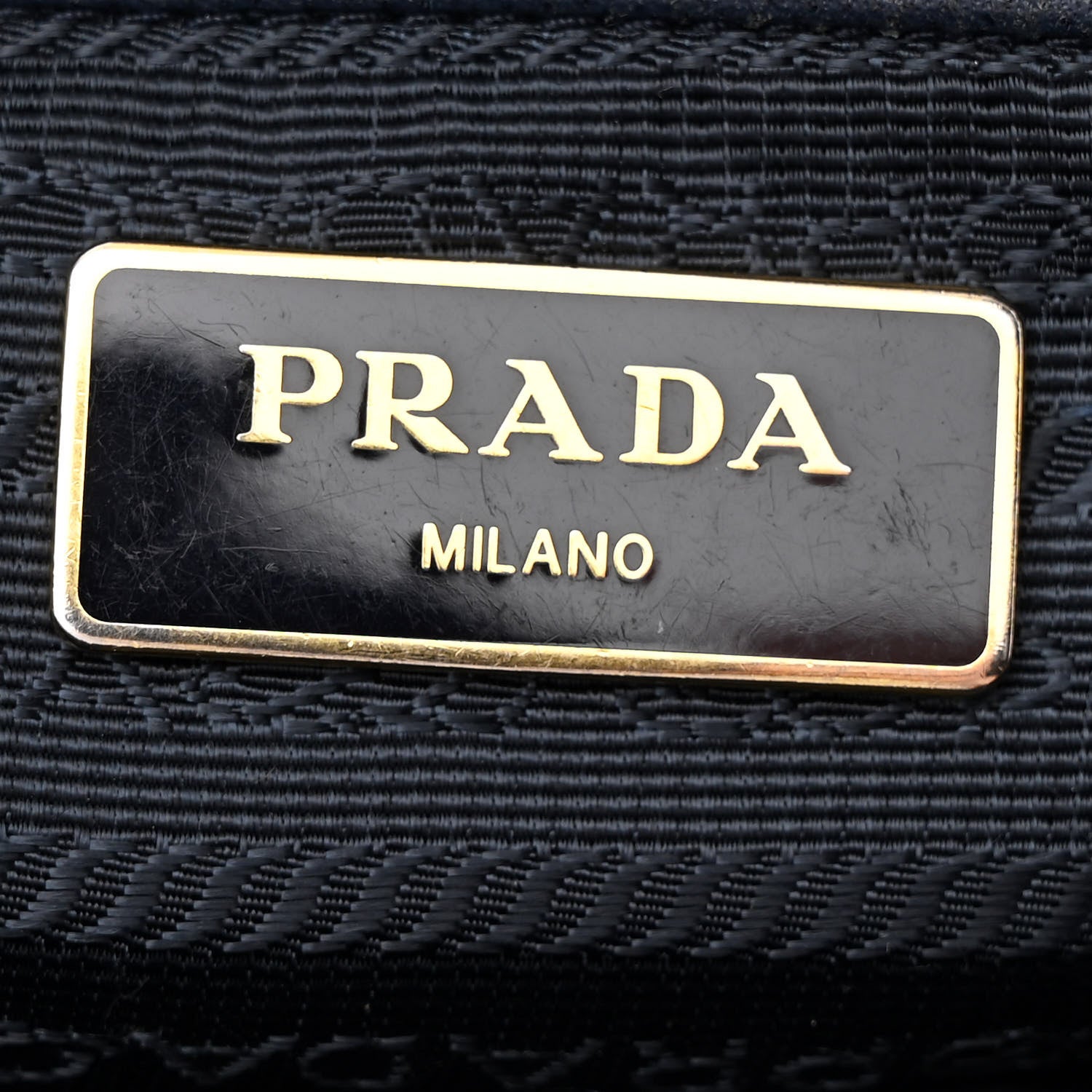 Prada Saffiano Tessuto Nylon Logo Shopping Tote Royal Blue 6 of 16