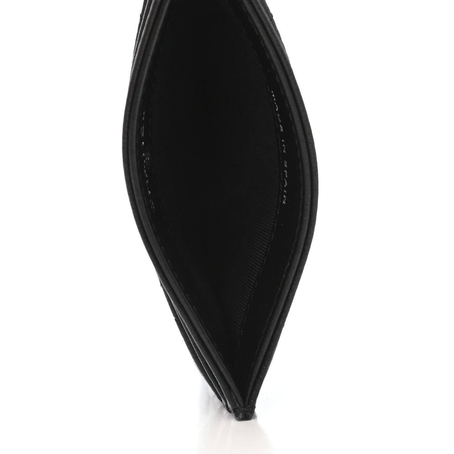 Chanel Lambskin Quilted Card Holder So Black 5 of 9