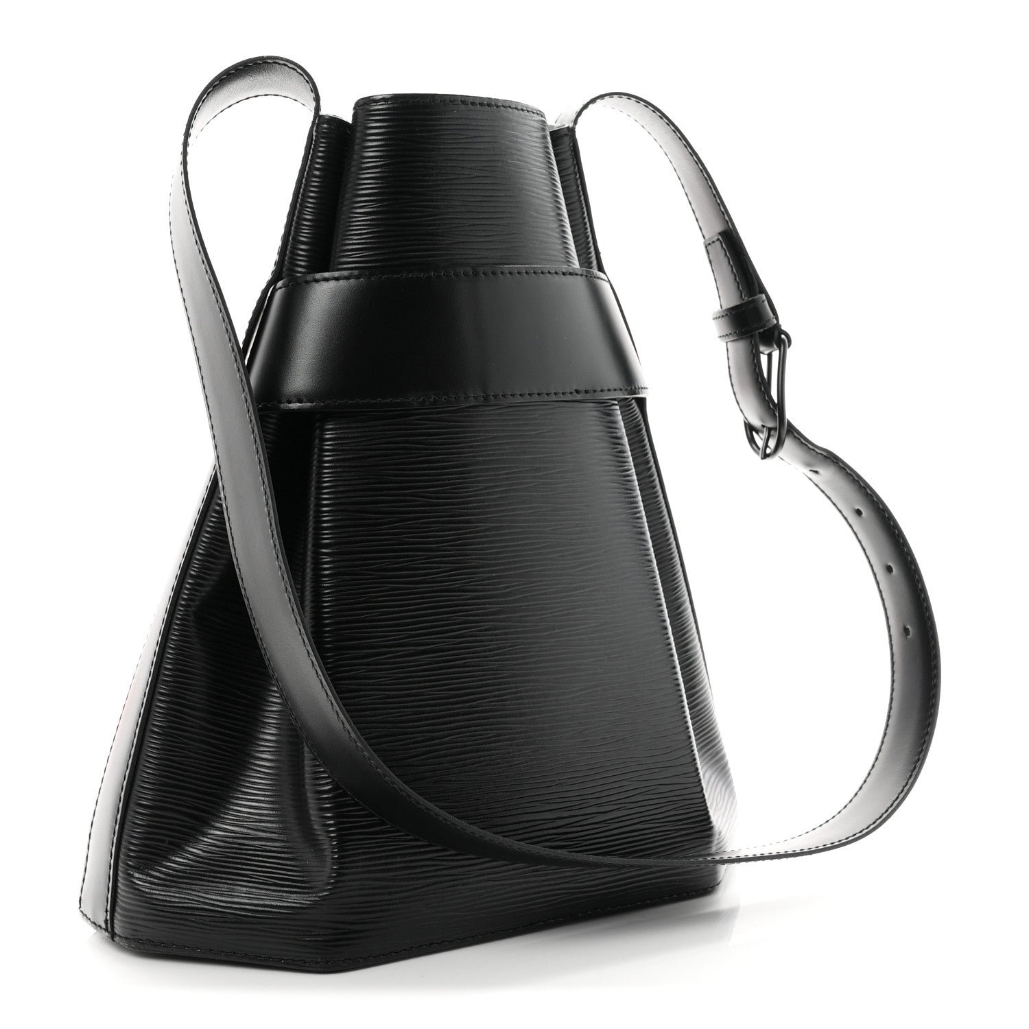 Louis Vuitton Epi Sac D'epaule Black 3 of 10