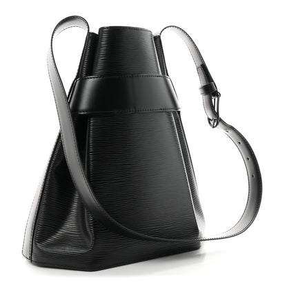Louis Vuitton Epi Sac D'epaule Black 3 of 10