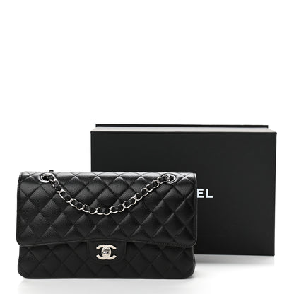 Chanel Caviar Quilted Medium Double Flap Black 10 of 10