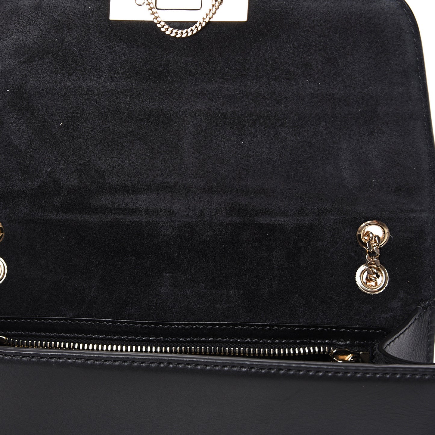 Calfskin Lipstick Small Rockstud Demilune Shoulder Bag Black