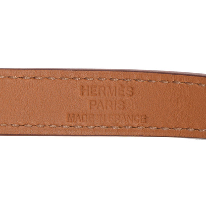 Hermes Epsom Kelly Double Tour Bracelet S Orange 5 of 7