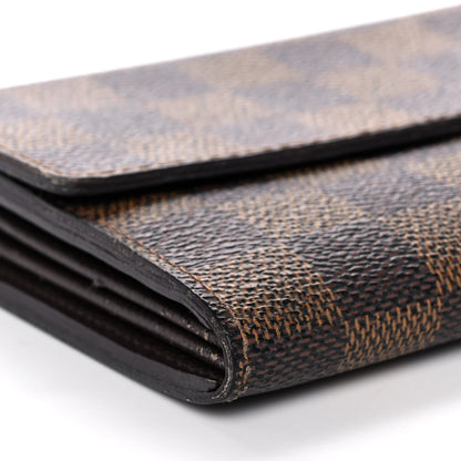 Louis Vuitton Damier Ebene Sarah Wallet 10 of 12