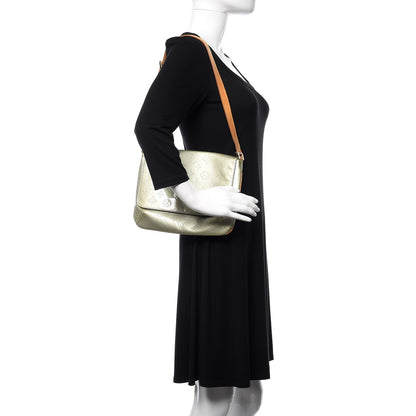 Louis Vuitton Vernis Thompson Street Silver 2 of 10