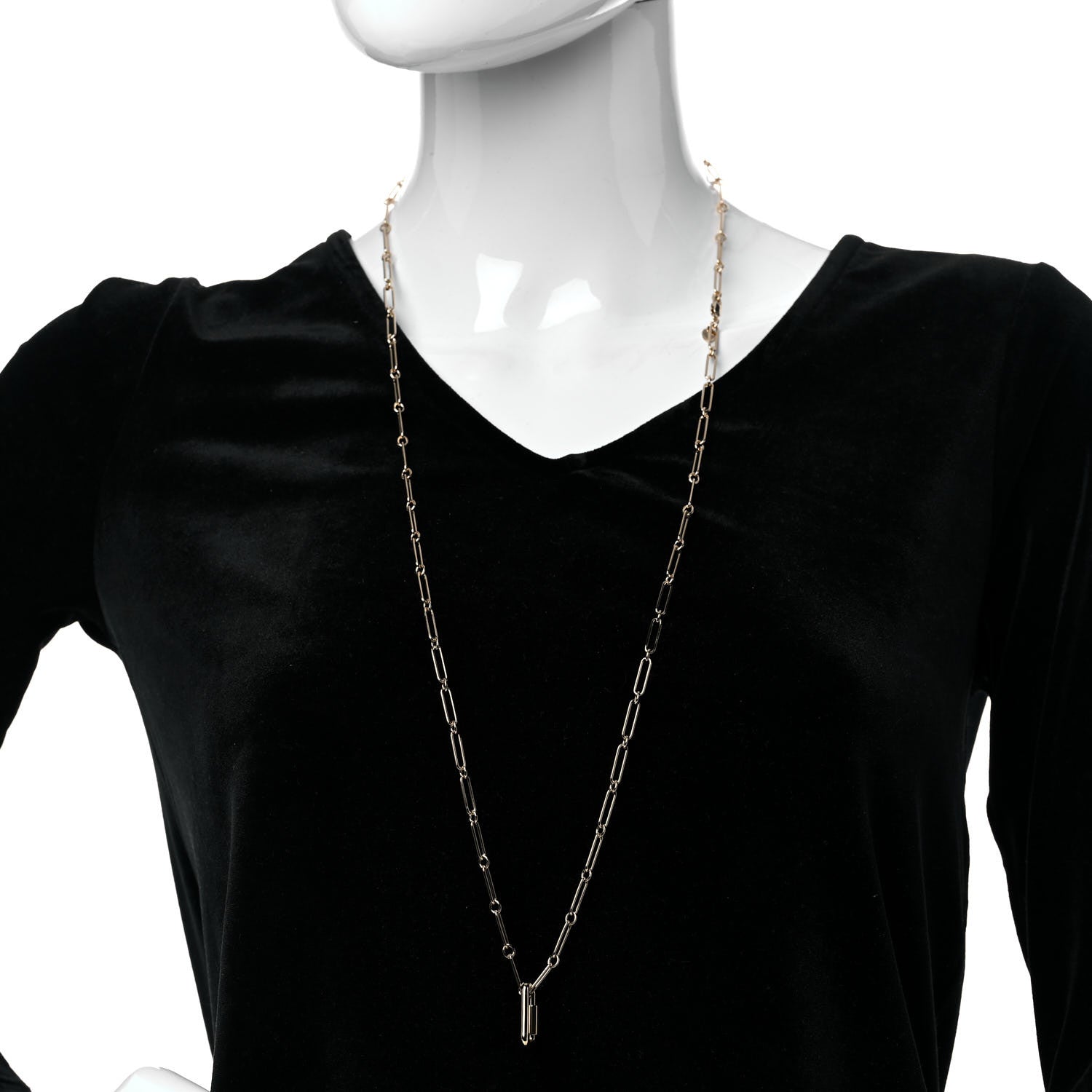 Hermes Permabrass Curiosite Long Necklace 2 of 7