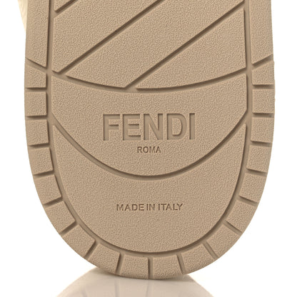 Fendi Suede Vitello Fendi Match Low Top Sneakers 38.5 Nudo White Garza Rosa 6 of 8
