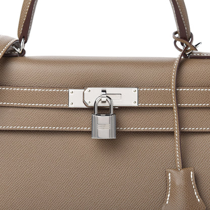 Hermes Epsom Kelly Sellier 28 Etoupe 10 of 11