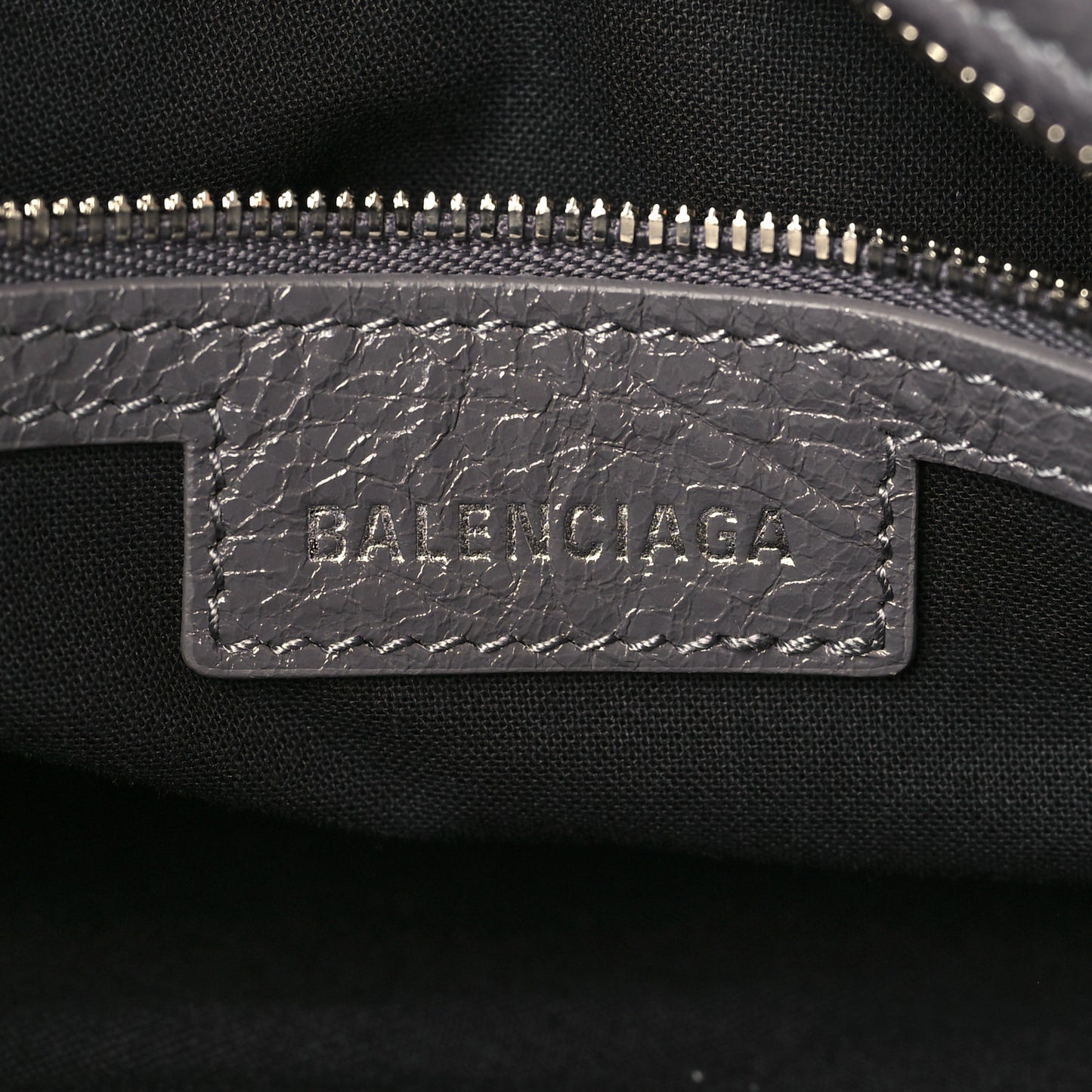 Agneau Arena Neo Cagole City Handbag Dark Grey