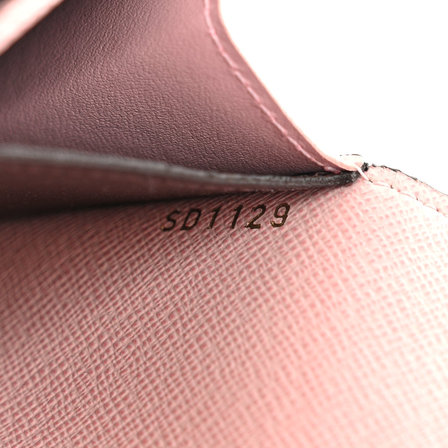 Monogram Emilie Wallet Rose Ballerine