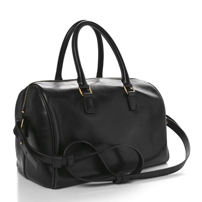 Saint Laurent Calfskin Classic Duffle 6 Black 3 of 10