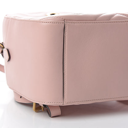 Gucci Calfskin Matelasse GG Marmont Dome Backpack Perfect Pink 8 of 10