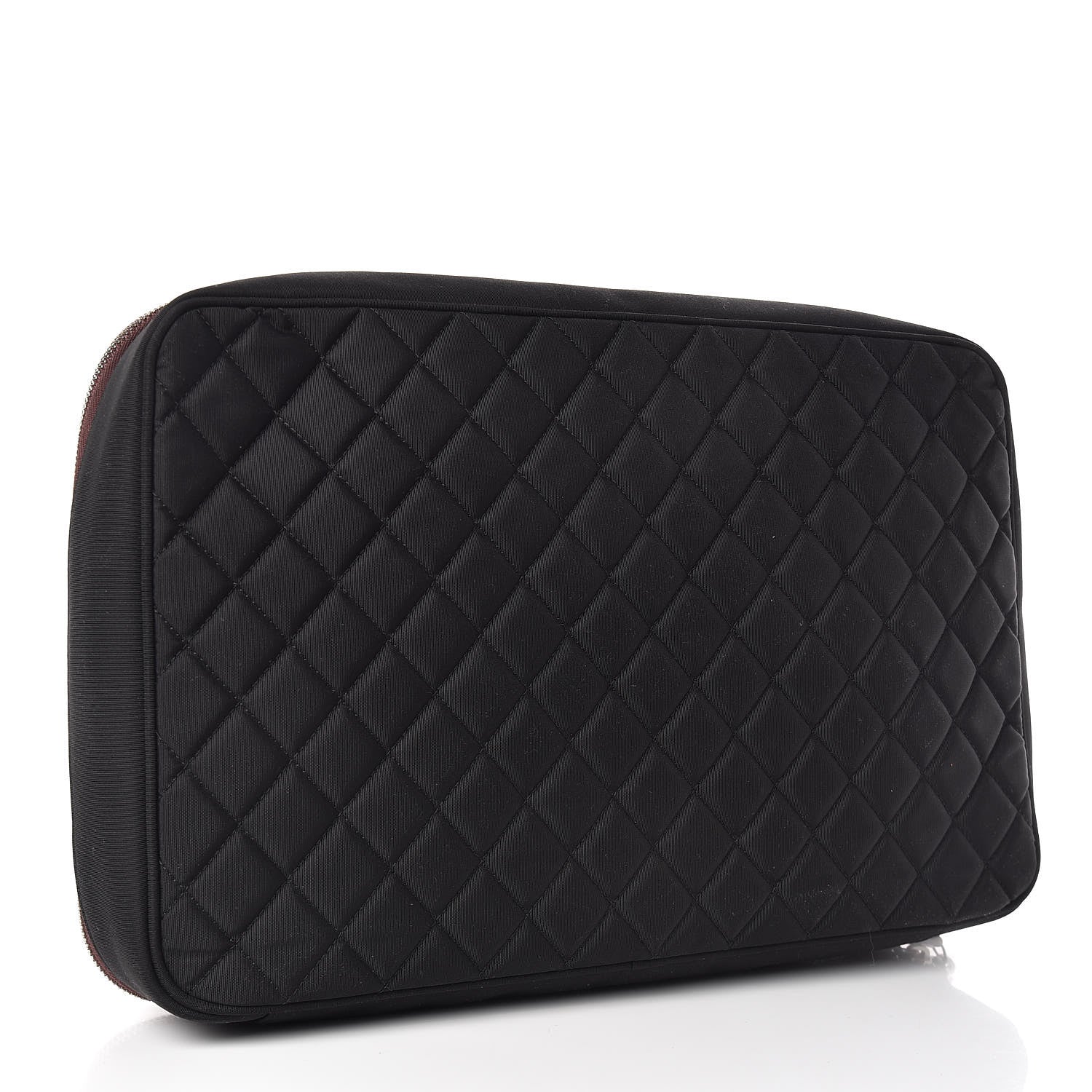 Chanel Nylon Quilted Laptop Case Black 3 of 10
