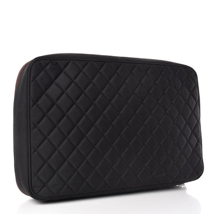 Chanel Nylon Quilted Laptop Case Black 3 of 10