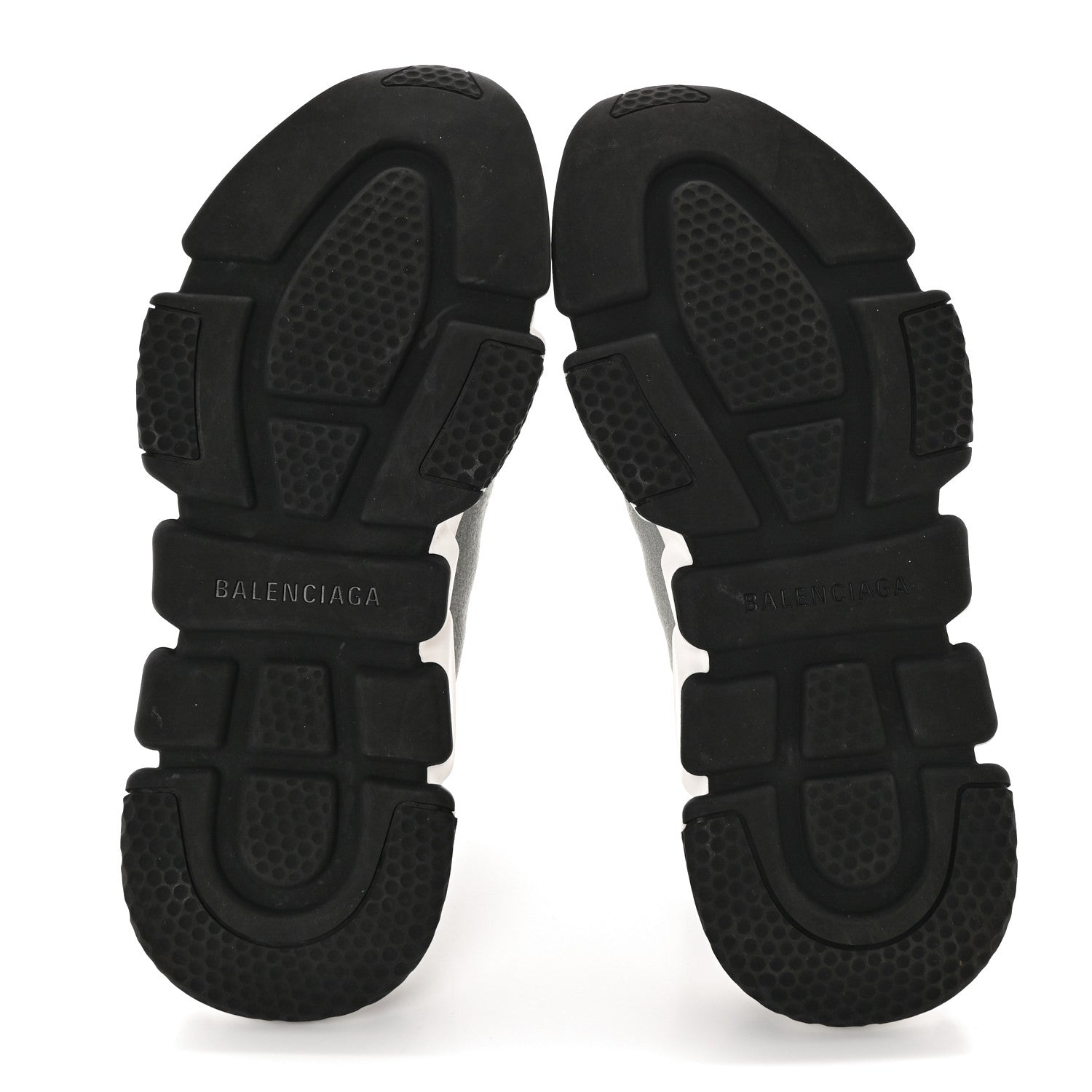 Balenciaga Sweatshirt Knit Womens Speed Lace Up Sneakers 37 Gris 5 of 11