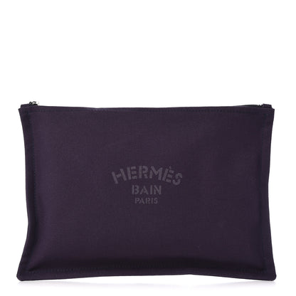 Hermes Toile Flat Yachting Pouch Nocturne 1 of 9