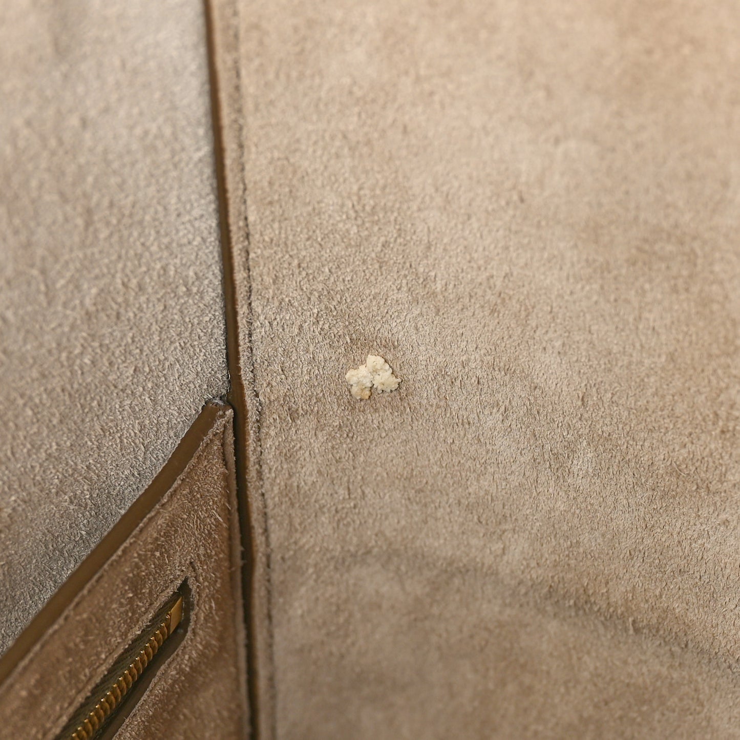 Soft Grained Calfskin Sangle Bucket Bag Taupe