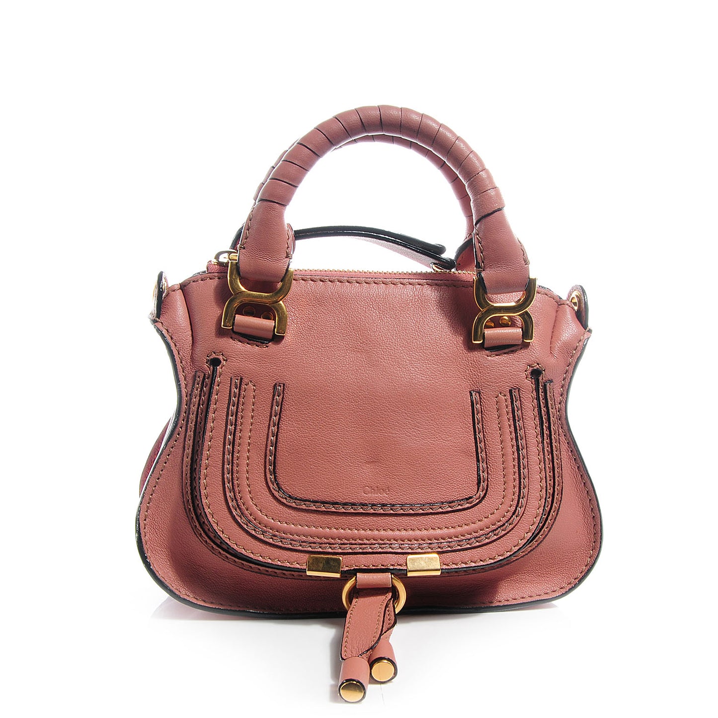 Calfskin Mini Marcie Satchel Waterlily