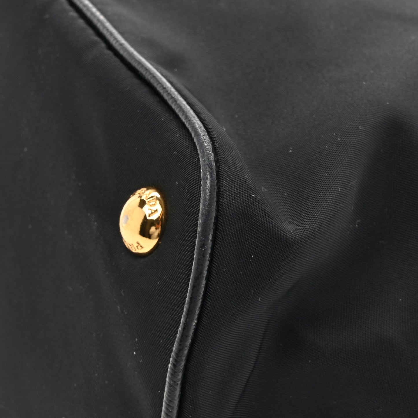 Tessuto Nylon Saffiano Tote Black
