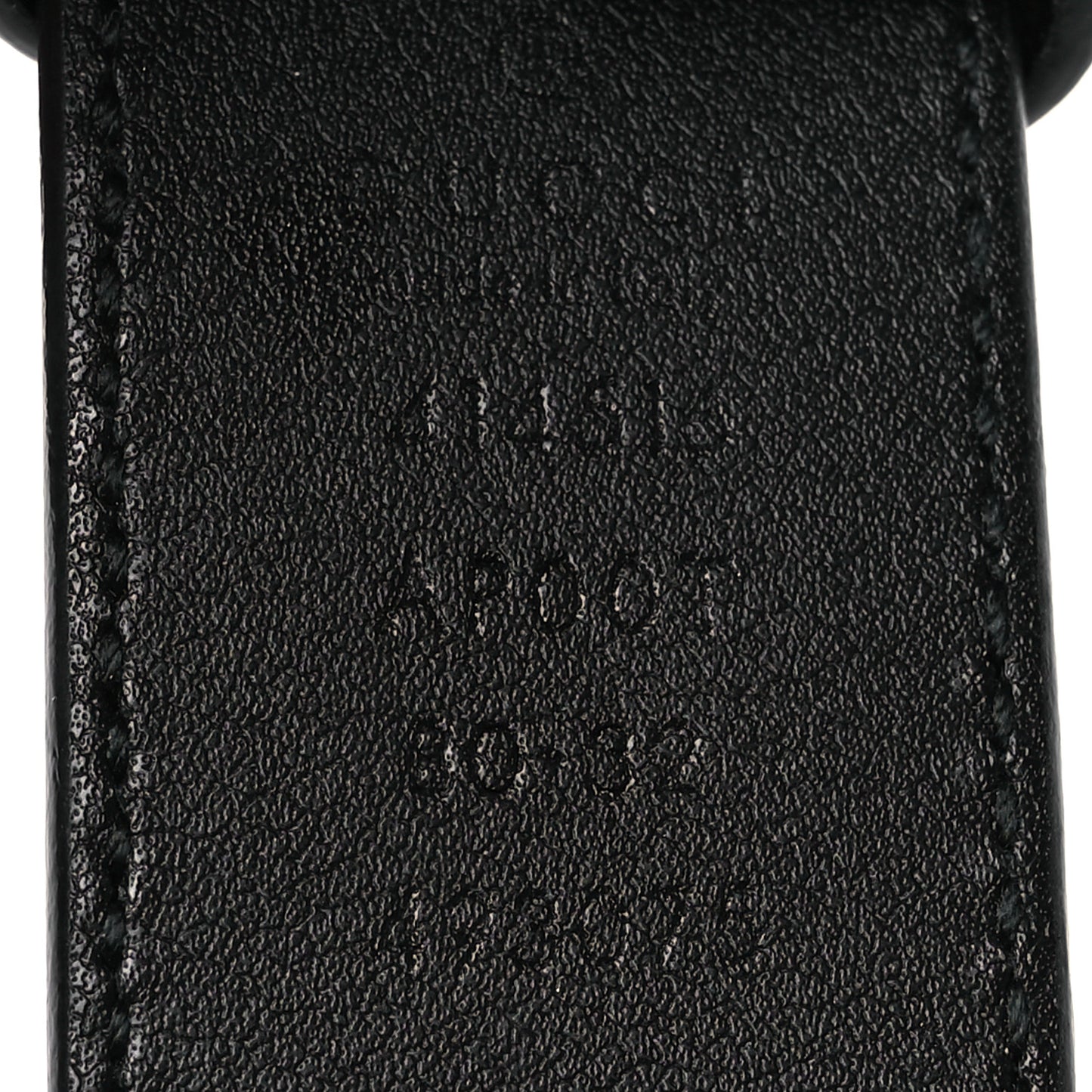Moon Calfskin Double G 30mm Belt 80 32 Black