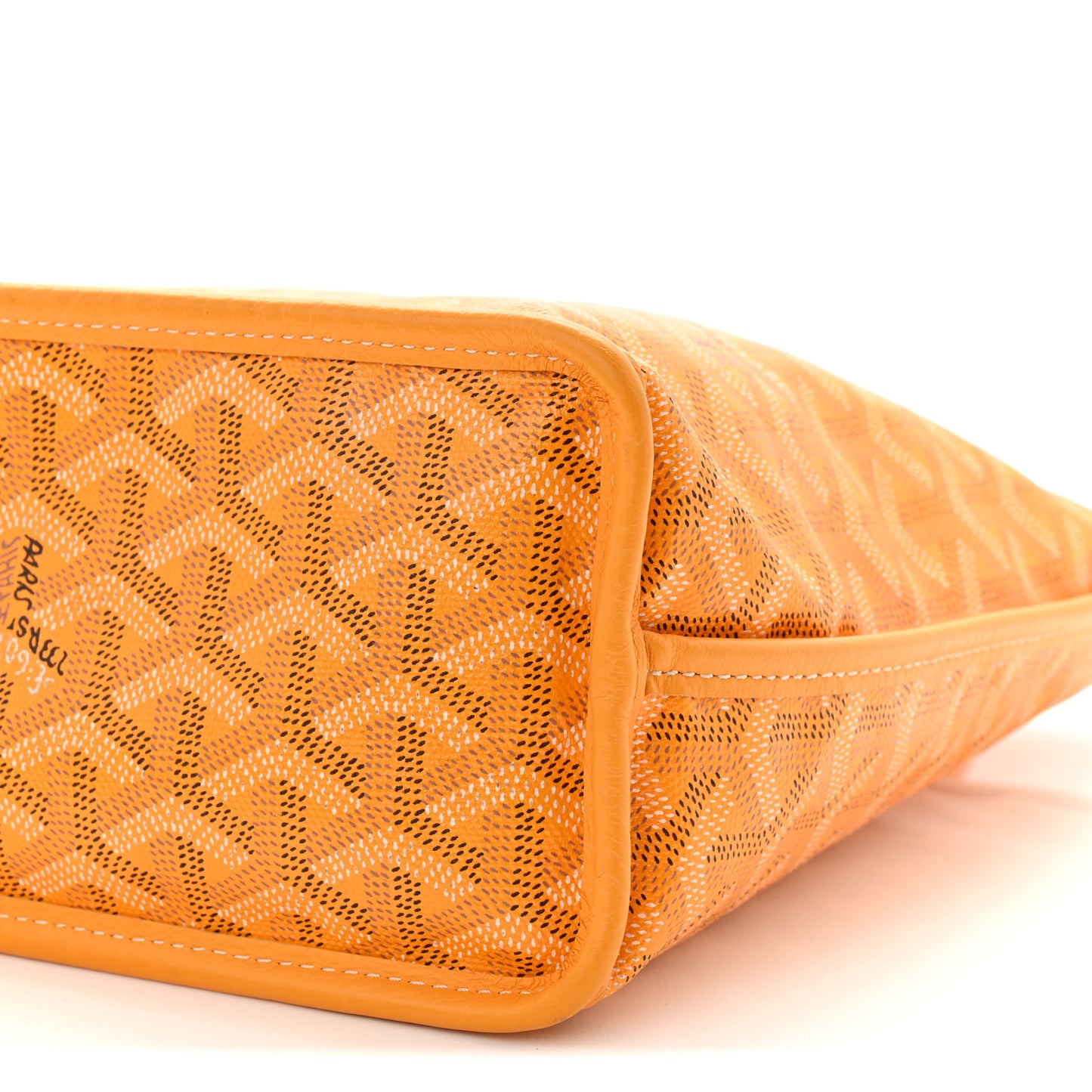 Goyardine Reversible Mini Anjou Yellow