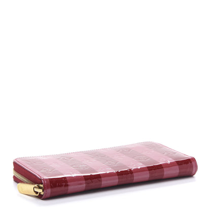 Louis Vuitton Vernis Rayures Zippy Wallet Pomme D'Amour 4 of 10