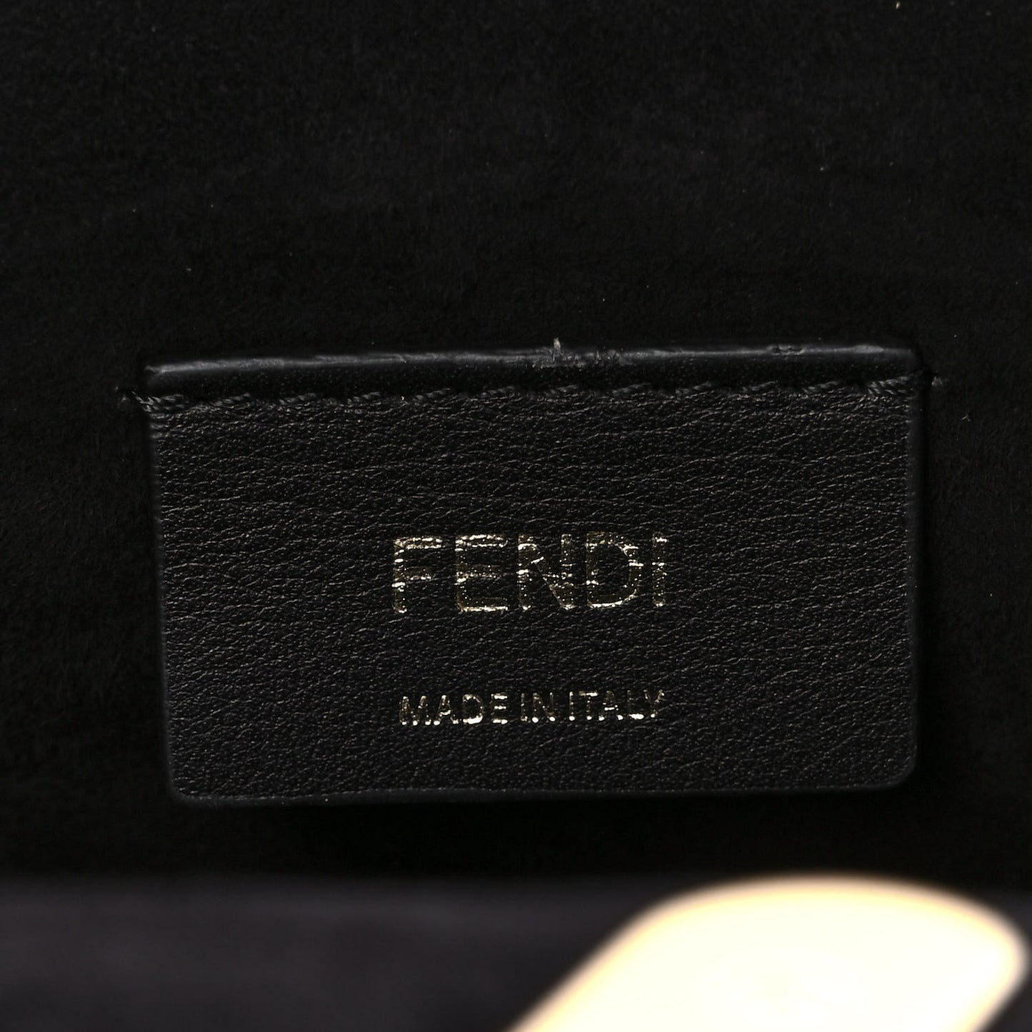Velvet Karung Small Fendi First Black