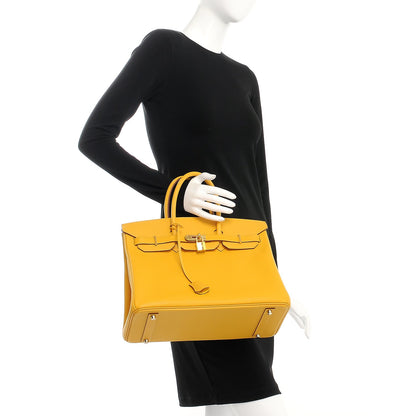 Hermes Epsom Birkin 35 Jaune D'Or 2 of 29