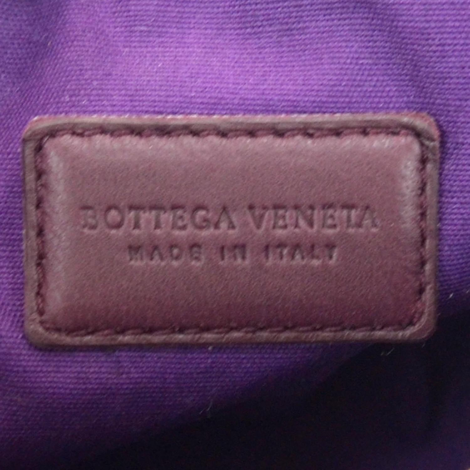 Bottega Veneta Nappa Intrecciato Cosmetic Case Purple 5 of 7