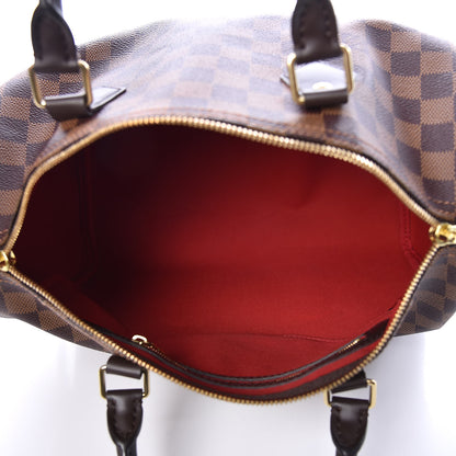 Louis Vuitton Damier Ebene Speedy Bandouliere 30 6 of 10