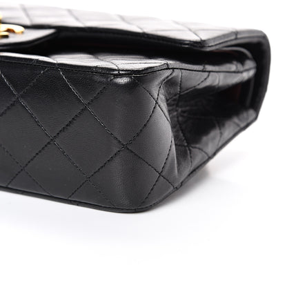 Chanel Lambskin Quilted Small Double Flap Black 10 of 16