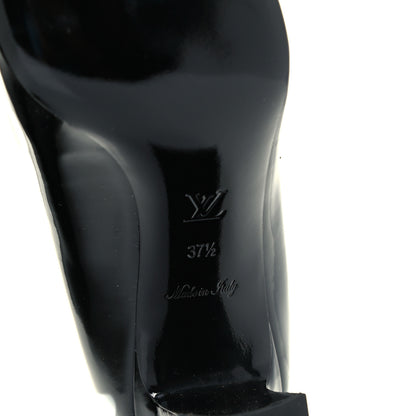 Louis Vuitton Patent Madeleine Pumps 37.5 Black 8 of 10