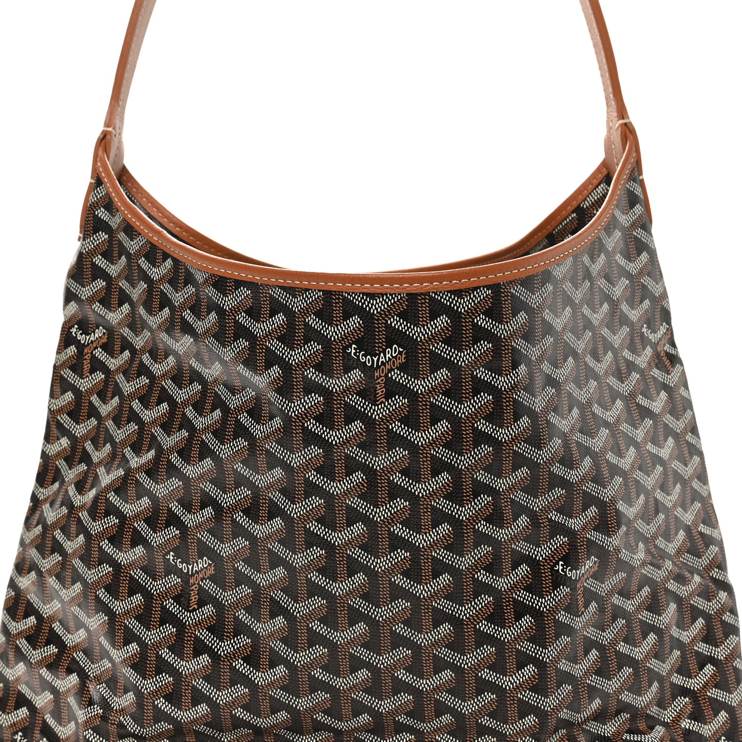 Goyardine Boheme Hobo Black Gold