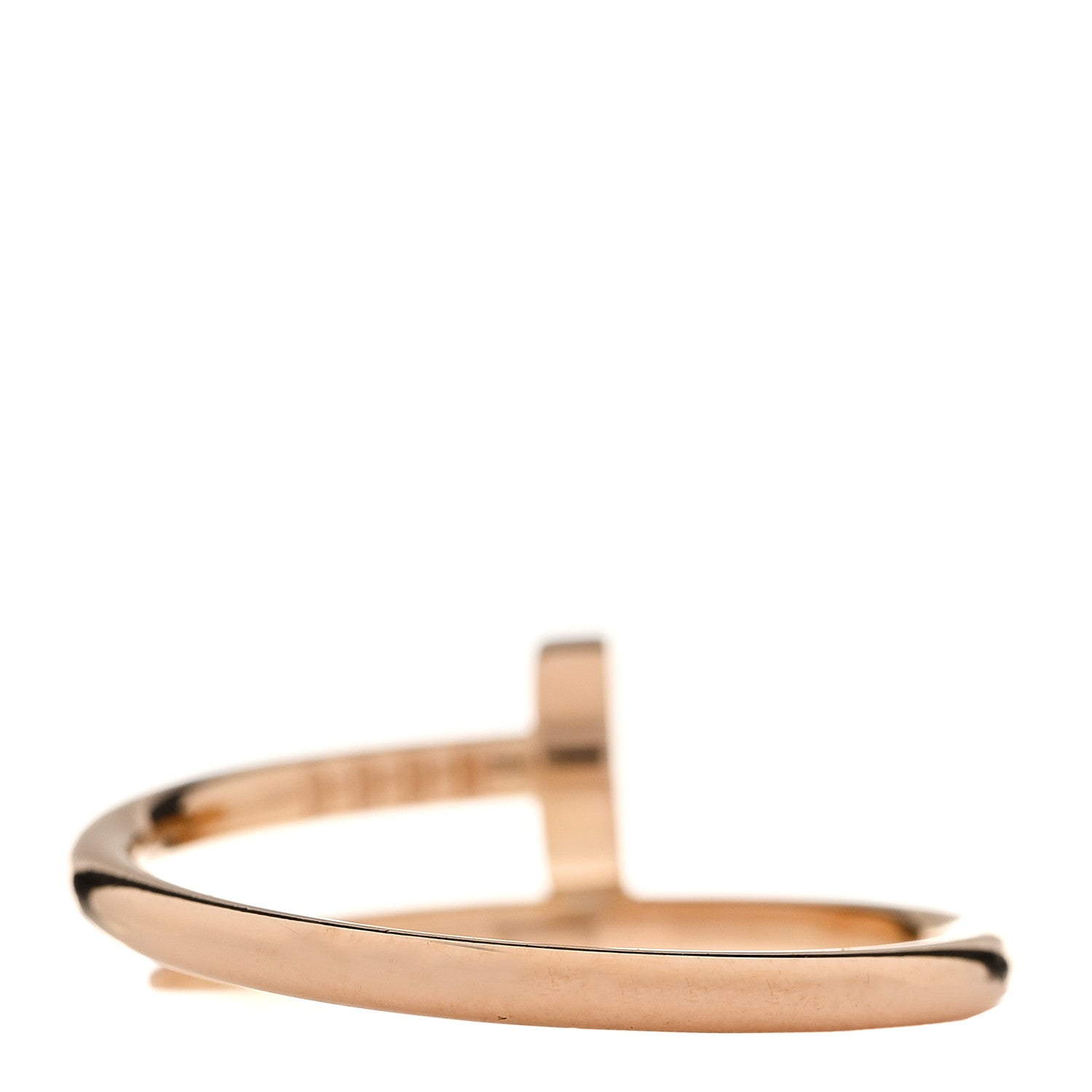 Cartier 18K Pink Gold Small Juste Un Clou Ring 54 6.75 3 of 6