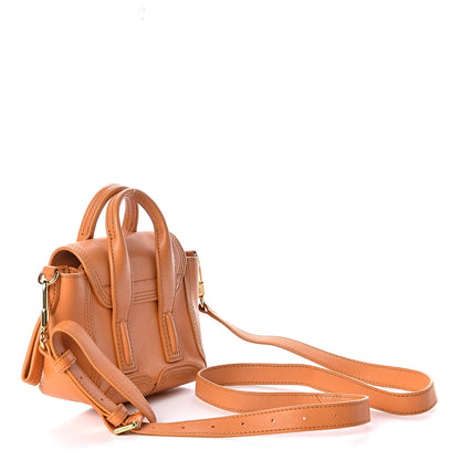 3.1 Phillip Lim 3.1 Smooth Calfskin Nano Pashli Satchel Saffron 3 of 9