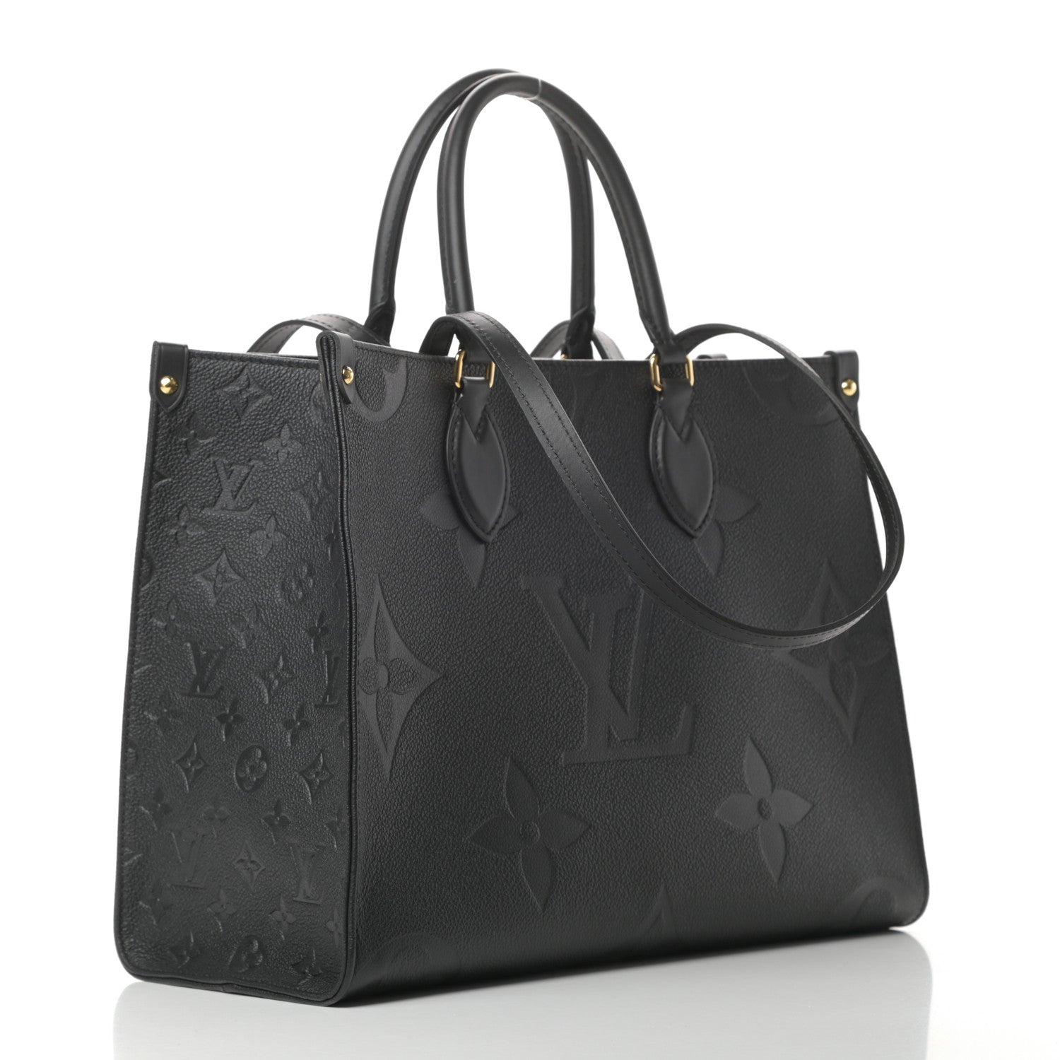 Louis Vuitton Empreinte Monogram Giant Onthego MM Black 3 of 10