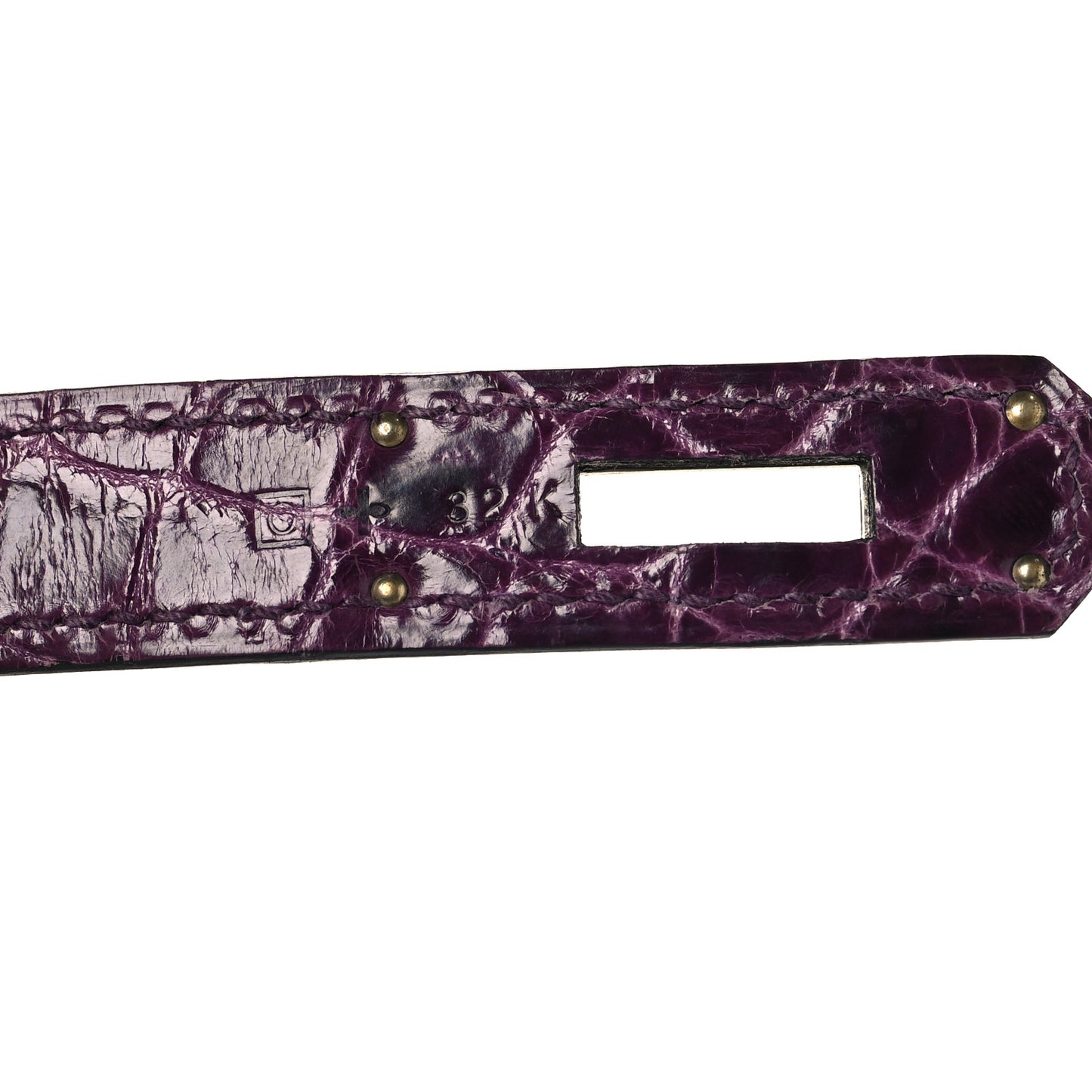 Shiny Niloticus Crocodile Birkin 30 Amethyst