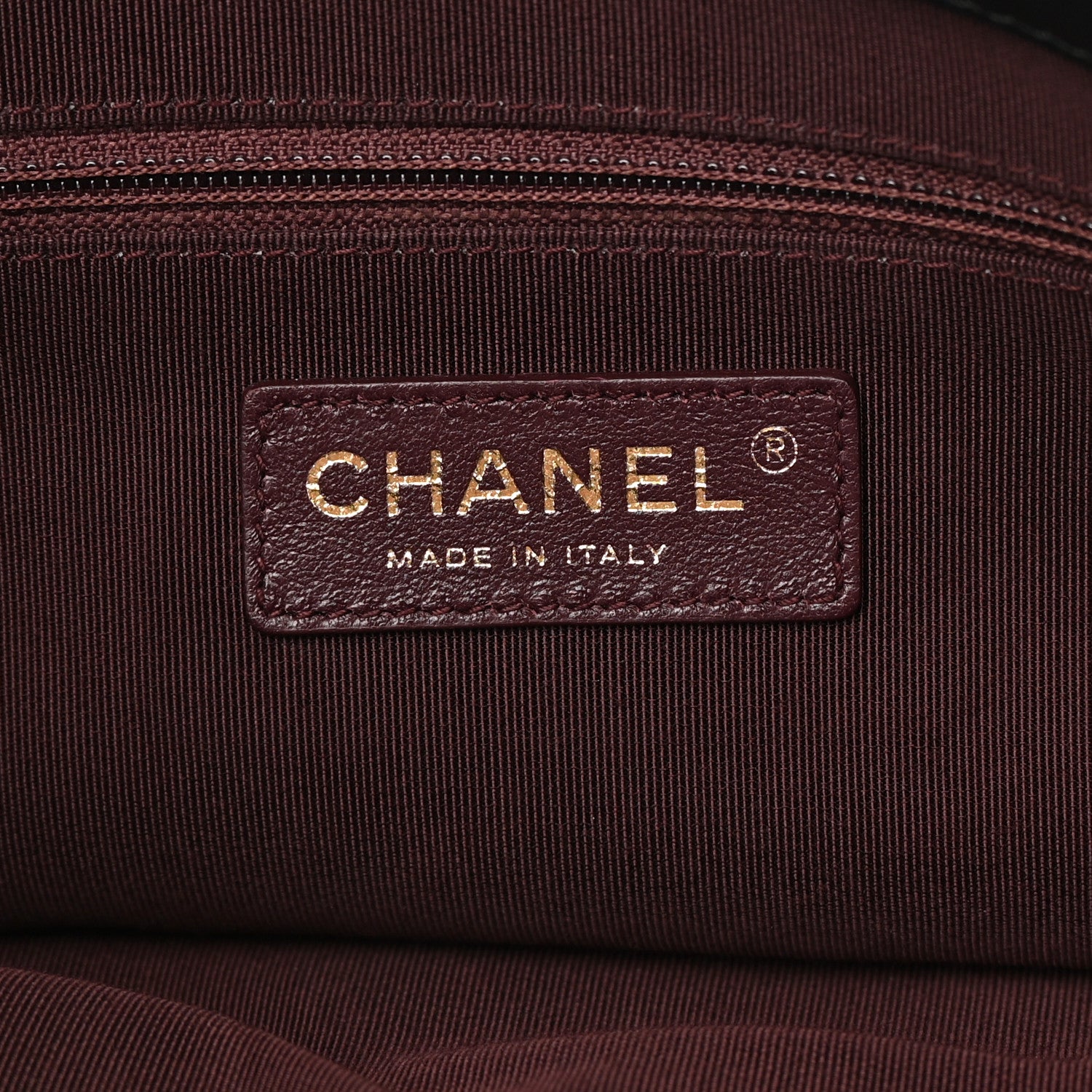 Chanel Lambskin Large Shopping Chain Tote Black 5 of 13