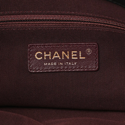 Chanel Lambskin Large Shopping Chain Tote Black 5 of 13