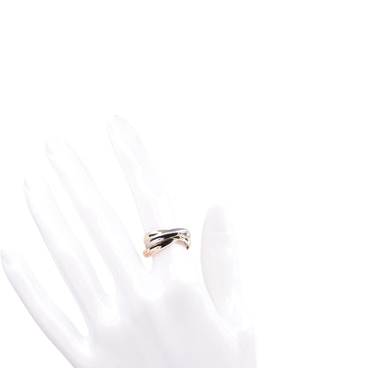 Cartier 18K Pink Yellow White Gold Classic Trinity Ring 52 6 2 of 5
