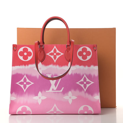 Louis Vuitton Monogram Escale Onthego GM Rouge 12 of 12