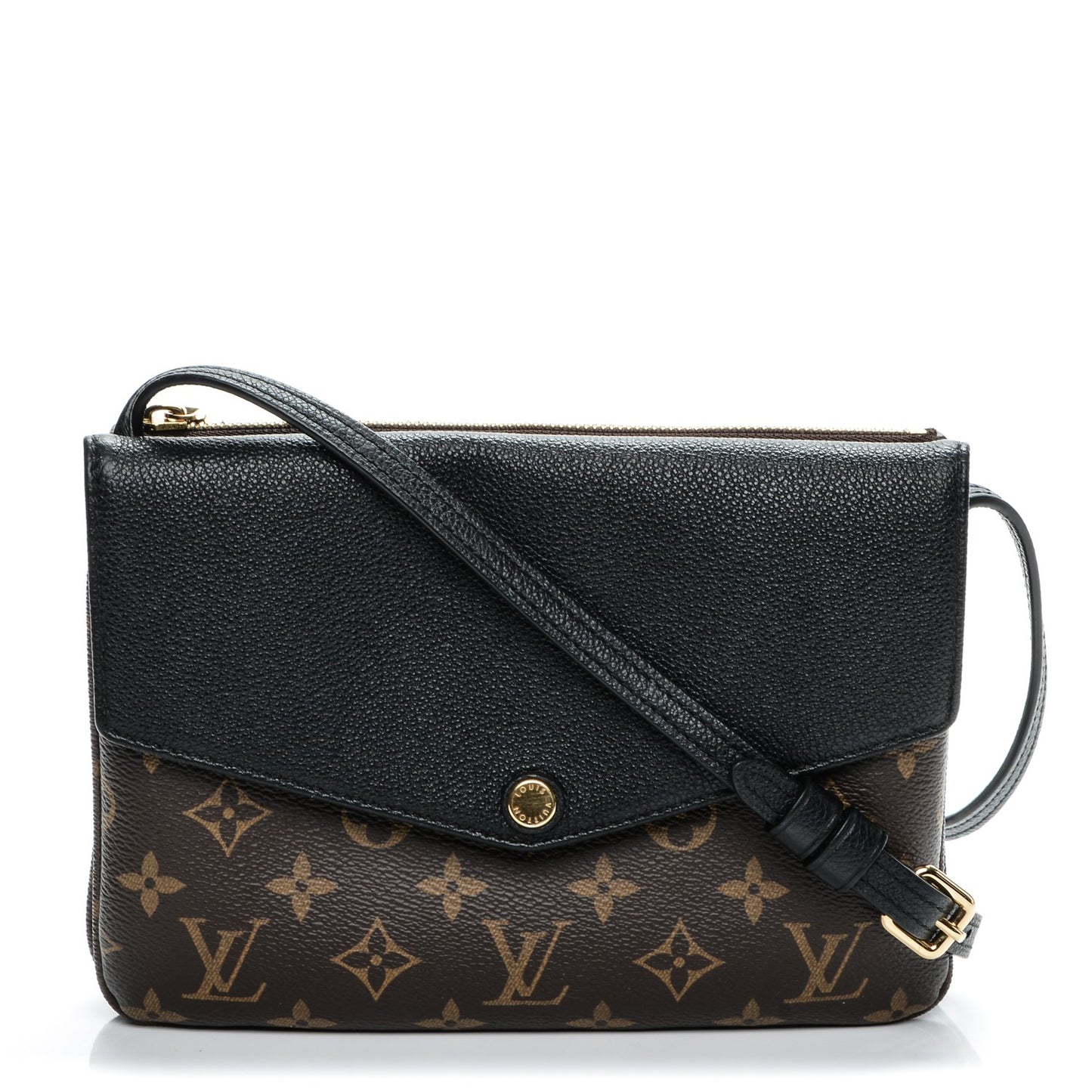 Monogram Twice Pochette Black