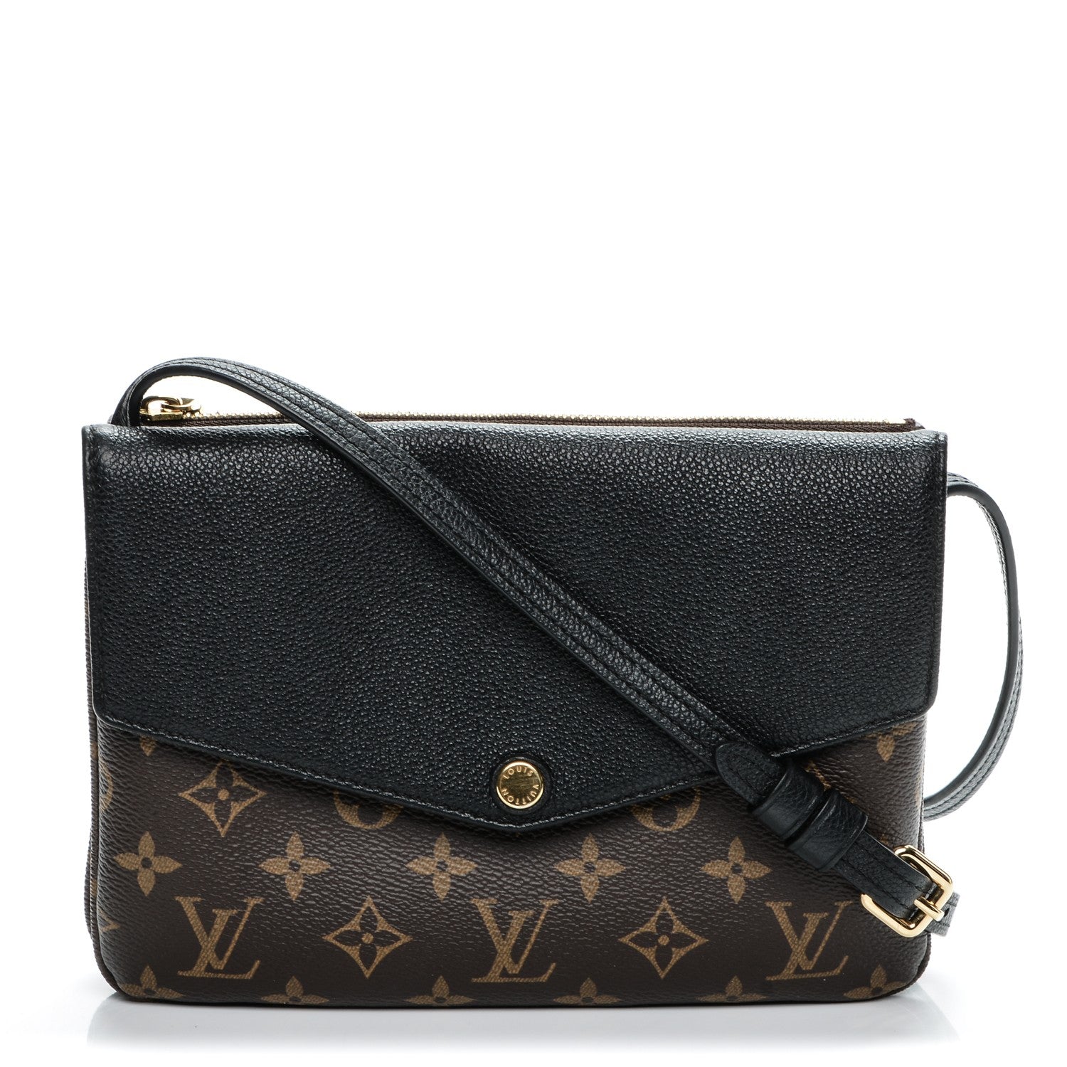 Louis Vuitton Monogram Twice Pochette Black 1 of 8