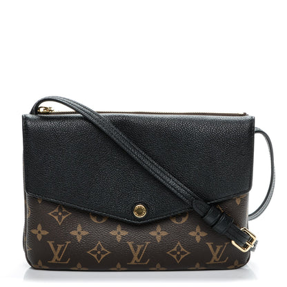 Louis Vuitton Monogram Twice Pochette Black 1 of 8