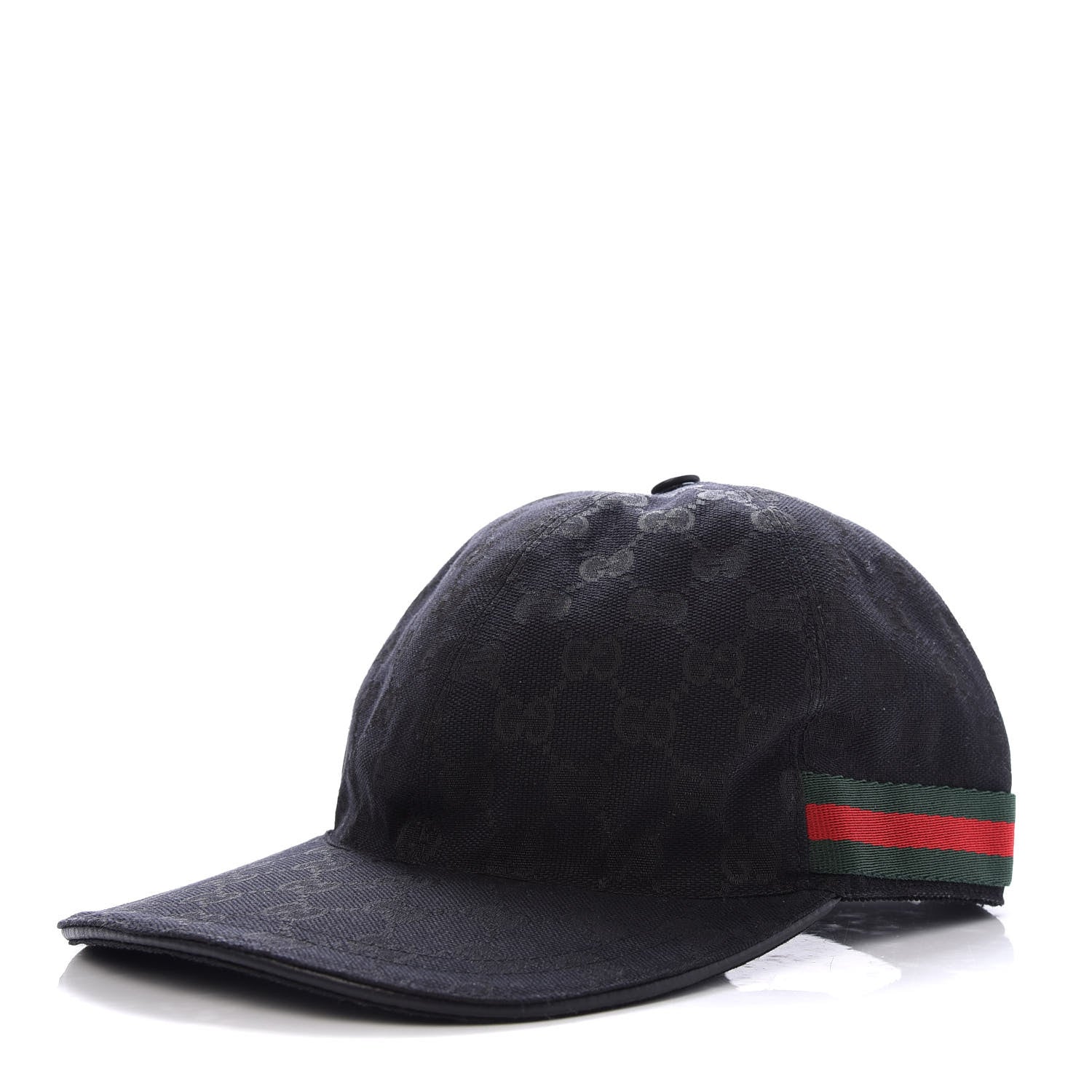 Gucci Monogram Web Baseball Hat M Black 1 of 8