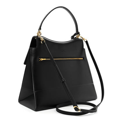 Balenciaga Natural Smooth Calfskin Medium Nano Top Handle Handbag Black 3 of 10