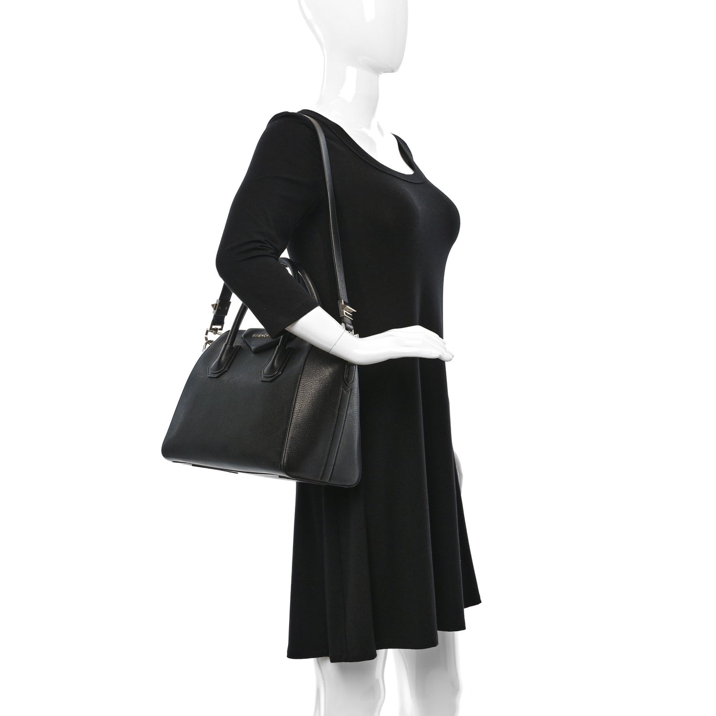 Sugar Goatskin Small Antigona Black