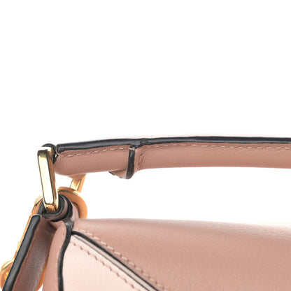 Loewe Calfskin Suede Small Puzzle Bag Blush 11 of 11